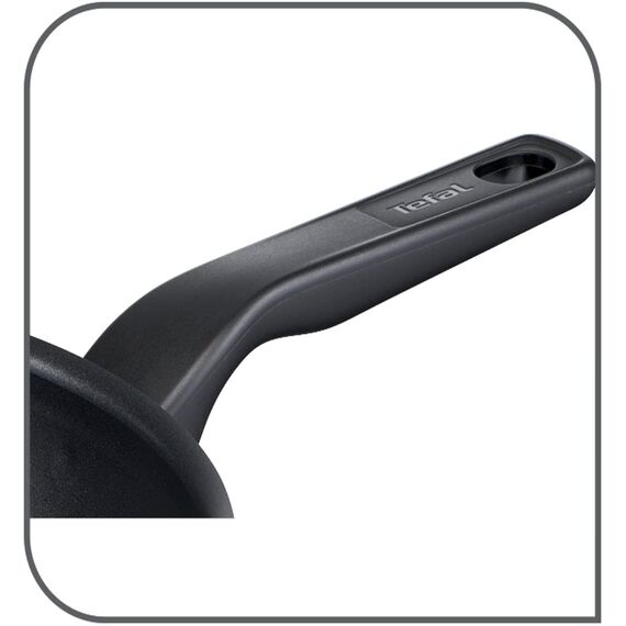 Tefal XL Force Bratpfanne 24 cm, Aluminiumpfanne antihaftversiegelt, widerstandsfähig, robust, Thermo-Signal bei idealer Brattemperatur, nicht induktionsgeeignet, extragroße Form, C38504