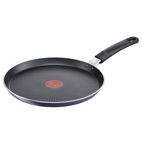 Tefal Crêpe-Pfanne, Aluminium, Schwarz, 25 cm (ohne Induktion)