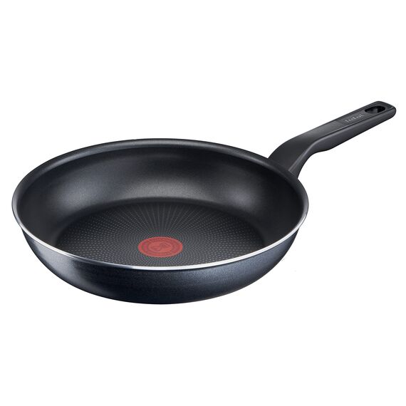 Tefal C38506 XL Force Bratpfanne 28 cm | Antihaftversiegelung | widerstandsfähig | robust | Thermo-Signal | Diffusion Base Pfannenboden | extragroße Form | stabiler Griff | Schwarz