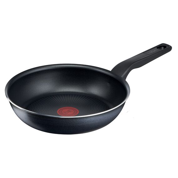 Tefal XL Force Bratpfanne 24 cm, Aluminiumpfanne antihaftversiegelt, widerstandsfähig, robust, Thermo-Signal bei idealer Brattemperatur, nicht induktionsgeeignet, extragroße Form, C38504