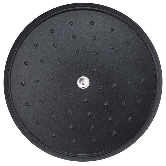 TEFAL Trattoria Schmorpfanne 28 cm hoher Rand, Servierpfanne Induktion aus Aluguss mit Gussdeckel, Antihaft-Beschichtung, gute Wärmespeicherung, backofengeeignet, für alle Herdarten geeignet, E21872