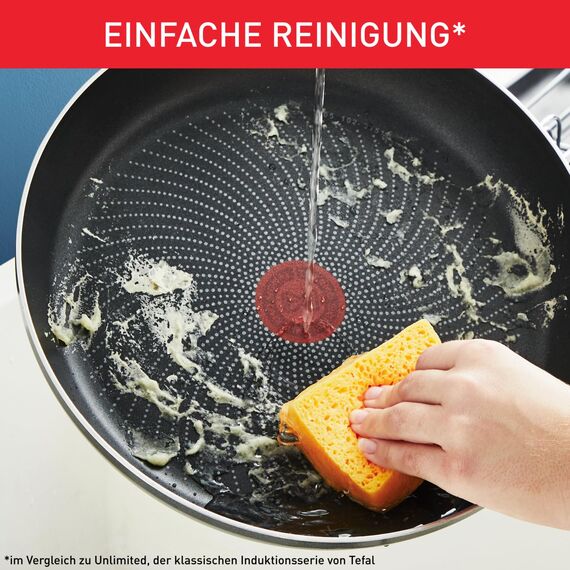 Tefal Ingenio Preference On 3-teiliges Pfannenset abnehmbarer Griff, 22/26 cm, stapelbar, platzsparend, Topfset Induktion mit Antihaftversiegelung, einfache Handhabung und Reinigung, L97490