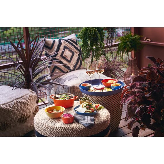 Le Creuset Signature Gusseisen-Bräter mit Deckel, Ø 20 cm, Rund, Für alle Herdarten und Induktion geeignet, Volumen: 2,4 l, 3,092 kg, Ofenrot, 21177200902430