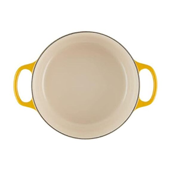 Le Creuset Signature Gusseisen-Bräter mit Deckel, Ø 24 cm, Rund, Für alle Herdarten und Induktion geeignet, Volumen: 4,2 l, 4,305 kg, Nectar, 21177246724430