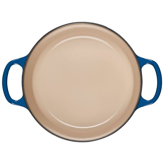 Le Creuset Signature Gusseisen-Bräter mit Deckel, Ø 22 cm, Rund, Für alle Herdarten und Induktion geeignet, Volumen: 3,3 l, 3,932 kg, Marseille