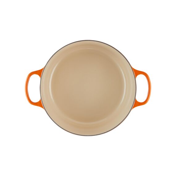 Le Creuset Signature Gusseisen-Bräter mit Deckel, Ø 30 cm, Rund, Für alle Herdarten und Induktion geeignet, Volumen: 8.1 l, 7,165 kg, Ofenrot, 21177300902430