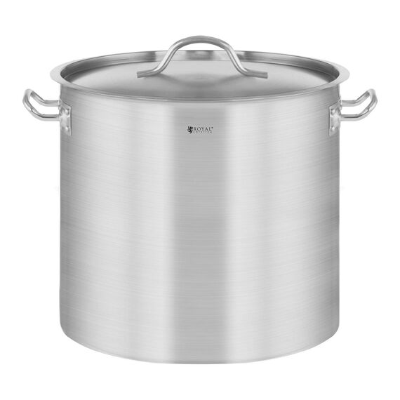 Royal Catering Kochtopf Induktion 25 L Ø 32 cm mit Deckel Edelstahl-Topf Induktionsherd-Topf Induktionskochtopf Edelstahltopf