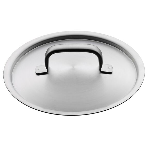 WMF Gourmet Plus Stielkasserolle 20cm, kleiner Topf mit Metalldeckel mit Dampföffnung, Kochtopf klein 2,5l, Induktion, Cromargan Edelstahl mattiert, Innenskalierung