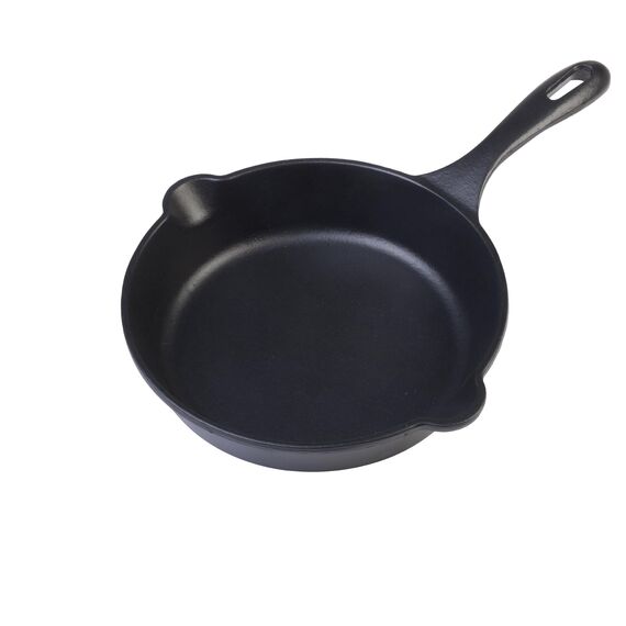 VICTORIA Bratpfanne Emaillierte Gusseisenpfanne Induction 16,5cm Bratpfanne Geeignet für Feuer, Grill, Backofen, Ceranfeld, Gas, Cast Iron Skillet, Toxic Free Kochgeschirr ohne PTFE oder PFOA