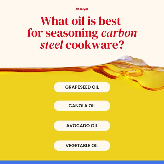 De Buyer Große Mineral B Bratpfanne aus schwarzem Eisen 28cm, Induktionsbratpfanne, für alle Kochflächen geeignet, vor Gebrauch für eine antihaftbeschichtete Oberfläche wärmen, DN899