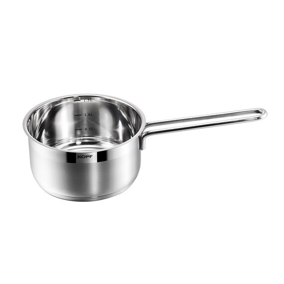 Kopf 124641 Stielkasserolle Josie, 16 cm, Höhe 8,5 cm, 1,5 Liter, Edelstahl