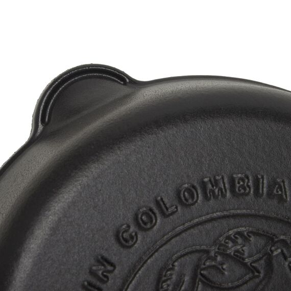 VICTORIA Bratpfanne Emaillierte Gusseisenpfanne Induction 16,5cm Bratpfanne Geeignet für Feuer, Grill, Backofen, Ceranfeld, Gas, Cast Iron Skillet, Toxic Free Kochgeschirr ohne PTFE oder PFOA