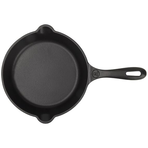 VICTORIA Bratpfanne Emaillierte Gusseisenpfanne Induction 20cm Bratpfanne Geeignet für Feuer, Grill, Backofen, Ceranfeld, Gas, Cast Iron Skillet, Toxic Free Kochgeschirr ohne PTFE oder PFOA