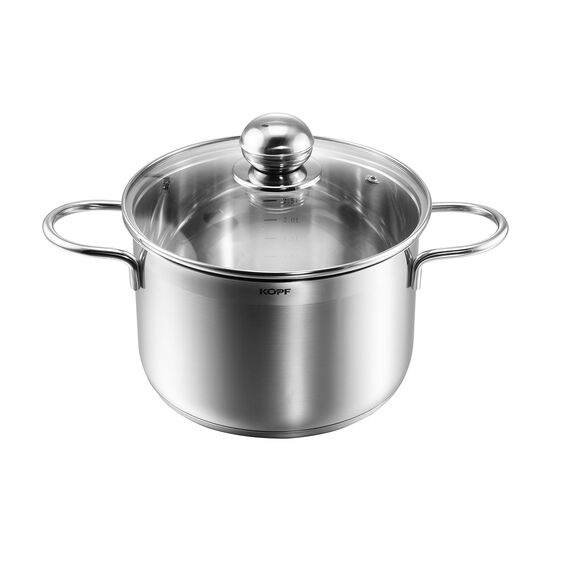 KOPF 124627 Fleischtopf Josie Ø 24 cm Höhe 14,5 cm 6 Liter Edelstahl