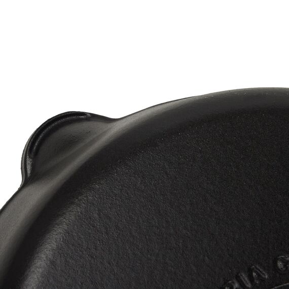 VICTORIA Bratpfanne Emaillierte Gusseisenpfanne Induction 25cm Bratpfanne Geeignet für Feuer, Grill, Backofen, Ceranfeld, Gas, Cast Iron Skillet, Toxic Free Kochgeschirr ohne PTFE oder PFOA