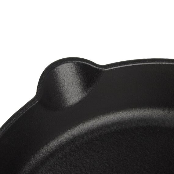 VICTORIA Bratpfanne Emaillierte Gusseisenpfanne Induction 25cm Bratpfanne Geeignet für Feuer, Grill, Backofen, Ceranfeld, Gas, Cast Iron Skillet, Toxic Free Kochgeschirr ohne PTFE oder PFOA