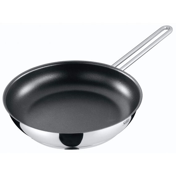 Silit Toskana Topfset induktionsgeeignet 10-teilig, Kochtopf Set mit Glasdeckel, Induktionskochtöpfe, Milchtopf, Dämpfer, Pfanne, Edelstahl teilmattiert, Induktions Töpfe Set unbeschichtet