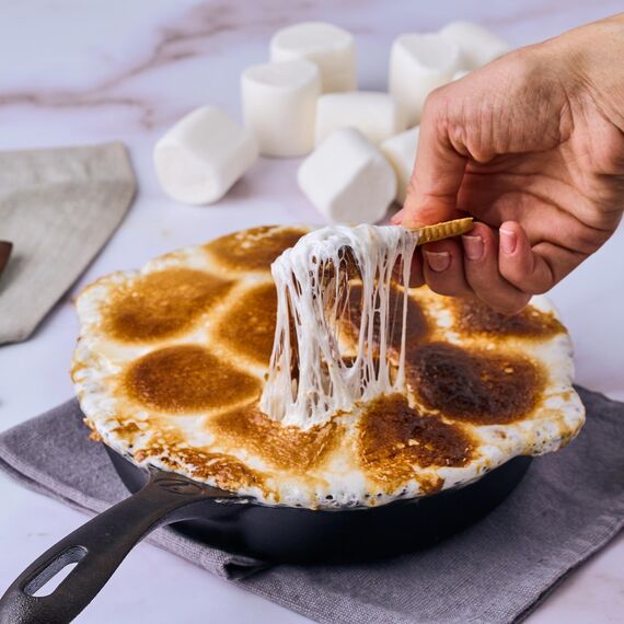 VICTORIA Bratpfanne Gusseisenpfanne Eingebrannte, Induction 20cm Geeignet für Feuer, Grill, Backofen, Ceranfeld, Gas, Cast Iron Skillet Cured, Toxic Free Non-Stick Kochgeschirr ohne PTFE oder PFOA