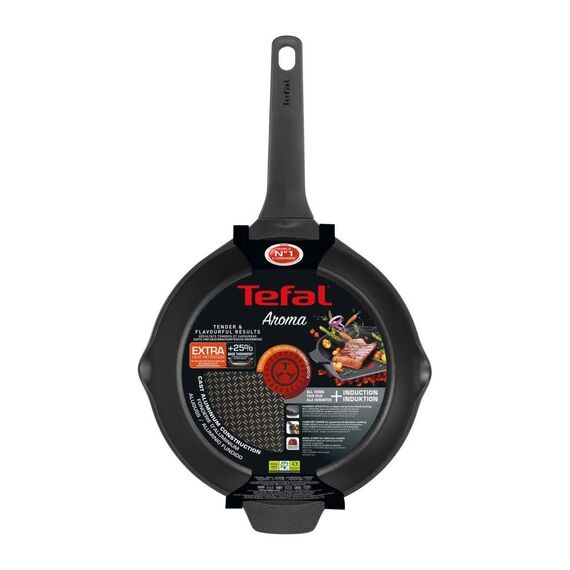 Tefal Aroma Bratpfanne, Aluminium, Schwarz, 24 cm, 46.8 x 26.8 x 9.1 cm, 1 Einheiten