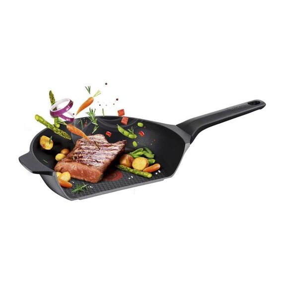 Tefal Aroma Bratpfanne, Aluminium, Schwarz, 24 cm, 46.8 x 26.8 x 9.1 cm, 1 Einheiten