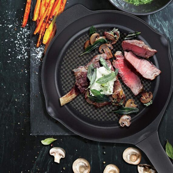 Tefal Aroma Bratpfanne, Aluminium, Schwarz, 24 cm, 46.8 x 26.8 x 9.1 cm, 1 Einheiten