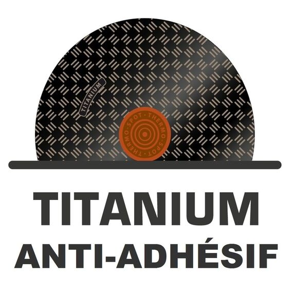 Tefal g7130514 dailycook Pfanne, Edelstahl, Edelstahl, 45,5 x 27,4 x 7,8 cm