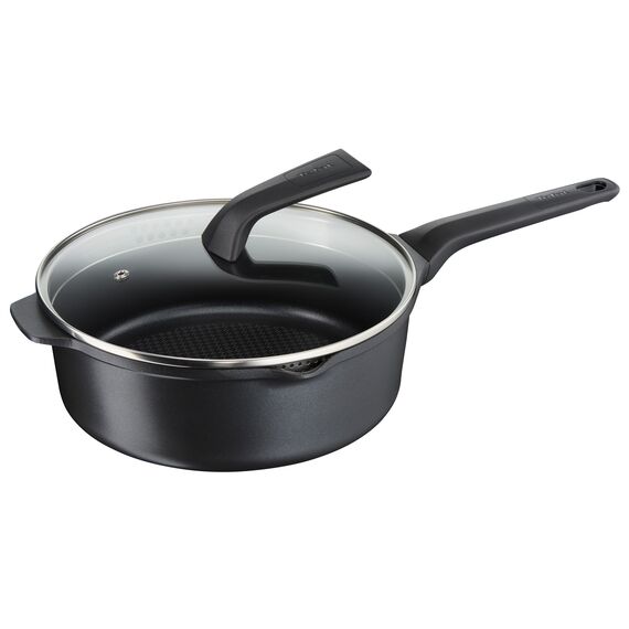 Tefal Aroma Schmorpfanne mit Deckel, Aluminium, Schwarz, 26 cm, 49.1 x 29.2 x 17.8 cm, 1 Einheiten