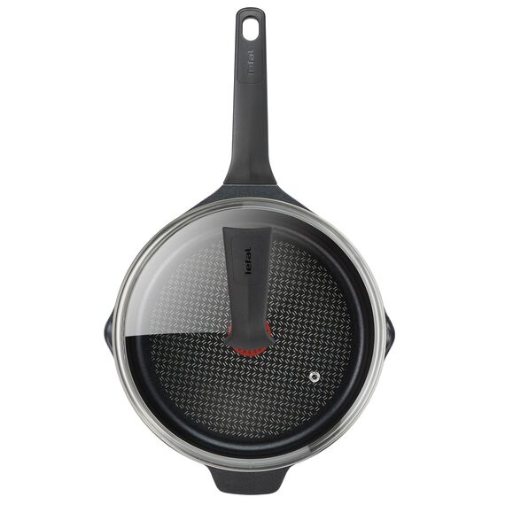 Tefal Aroma Schmorpfanne mit Deckel, Aluminium, Schwarz, 26 cm, 49.1 x 29.2 x 17.8 cm, 1 Einheiten