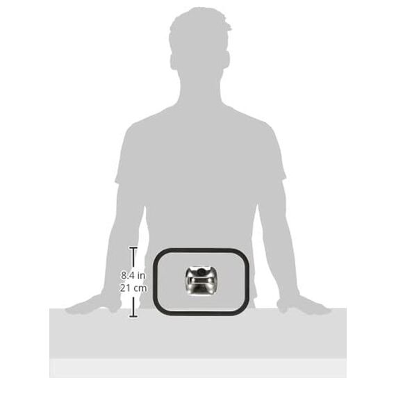 WMF Vitalis Glasdeckel mit Silikonrand 35 x 21,5 cm, Ersatzdeckel für Vitalis Compat 3,5l, Vitalis Zubehör, Silikondichtung, spülmaschinengeeignet