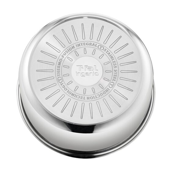 Tefal Ingenio Preference 4-teiliges Topfset Induktion, 16, 18, 20cm mit Griff, stapelbar, platzsparend, hochwertiger Edelstahl, für alle Herdarten geeignet, L898S4