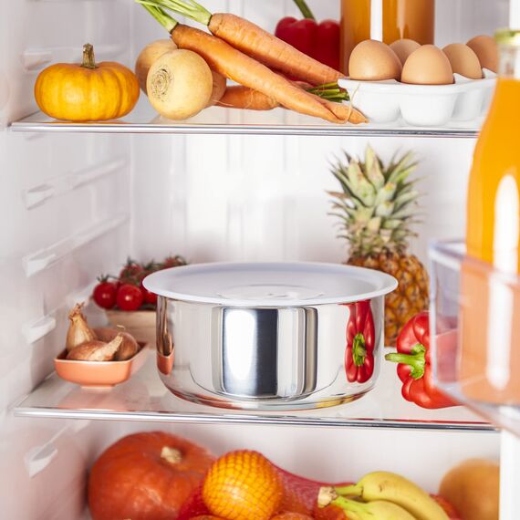 Tefal Ingenio Preference 4-teiliges Topfset Induktion, 16, 18, 20cm mit Griff, stapelbar, platzsparend, hochwertiger Edelstahl, für alle Herdarten geeignet, L898S4