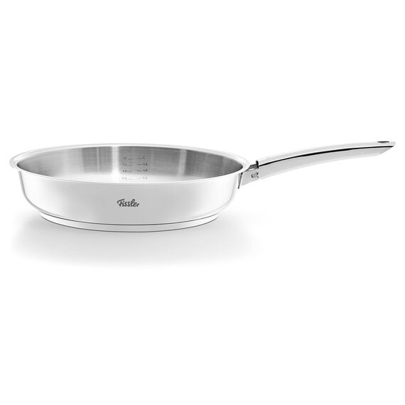 Fissler Steelux Pro/Edelstahl-Pfanne (Ø 28 cm) Bratpfanne-unbeschichtet, scharfes anbraten, Made in Germany - Induktion