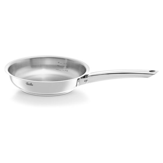 Fissler Steelux Pro/Edelstahl-Pfanne (Ø 20 cm) Bratpfanne-unbeschichtet, scharfes anbraten, Made in Germany - Induktion