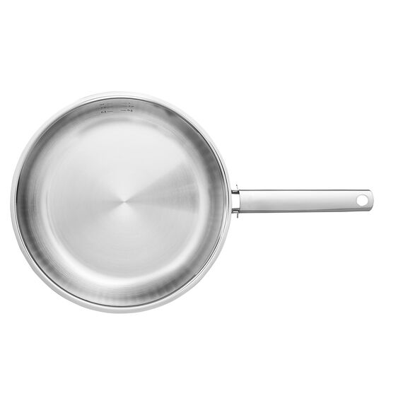Fissler Steelux Pro/Edelstahl-Pfanne (Ø 24 cm) Bratpfanne-unbeschichtet, scharfes anbraten, Made in Germany - Induktion