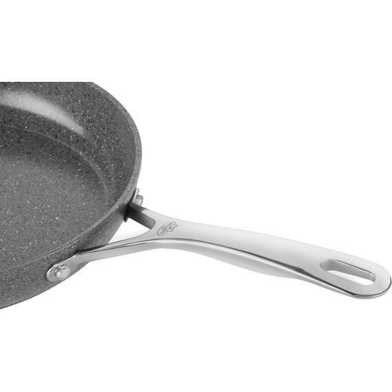 BALLARINI Salina Bratpfanne, 24 cm, Aluminium, Keramikantihaftbeschichtung mit Titan-Hartgrundierung, kratzfeste Keramikpfanne für alle Herdarten, Induktionsgeeignet [Made in Italy]