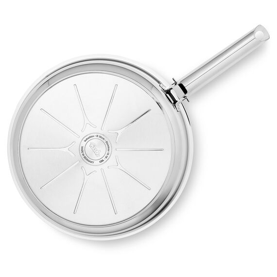 Fissler Steelux Pro/Edelstahl-Pfanne (Ø 28 cm) Bratpfanne-unbeschichtet, scharfes anbraten, Made in Germany - Induktion