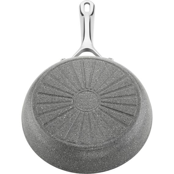 BALLARINI Salina Bratpfanne, 24 cm, Aluminium, Keramikantihaftbeschichtung mit Titan-Hartgrundierung, kratzfeste Keramikpfanne für alle Herdarten, Induktionsgeeignet [Made in Italy]