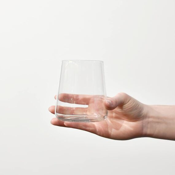 Krosno Gin-Gläser Wassergläser Weißweingläser Trinkgläser | Set von 6 | 430 ML | Avant-Garde Kollektion | Perfekt für zu Hause Restaurants und Partys | Spülmaschinenfest