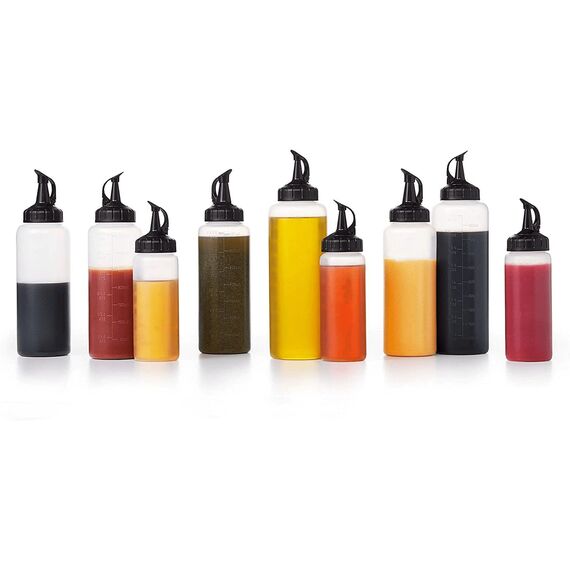 OXO Good Grips Mittelgroße Küchenchef Quetschflasche, Kunststoff, Transparent, cm, 23.368 x 19.558 x 30.48 cm, 1 Einheiten