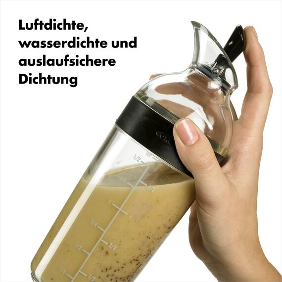 OXO Good Grips Salatdressing-Shaker groß, 350 ml – schwarz