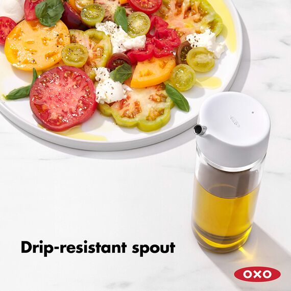 OXO Good Grips Präzisionsölspender aus Glas, 355 ml – für Olivenöl und mehr