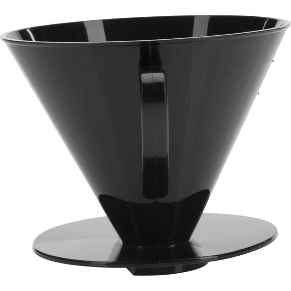 Westmark Kaffee-Set 3tlg., 2 Kaffeefilter Gr. 2 und Gr. 4 + Kaffee-Dosierlöffel, Kunststoff, Schwarz/Weiß, 244422E7