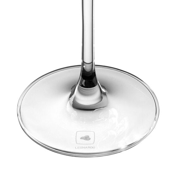 LEONARDO HOME Sektgläser PUCCINI (6er Set) • kratzfeste Sektgläser (280 ml) • Spülmaschinenfest & Langlebig • Zeitlose Champagnergläser für Zuhause & Restaurants • Prosecco-Glas Puccini • 069550