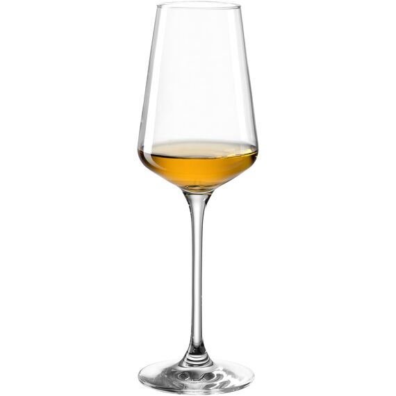 Leonardo Puccini Digestif-Gläser 6er Set, spülmaschinenfeste Likör-Gläser, Schnaps-Glas mit gezogenem Stiel, Teqton-Kristallglas, Schnaps Set, Höhe 21 cm, 220 ml, 069556