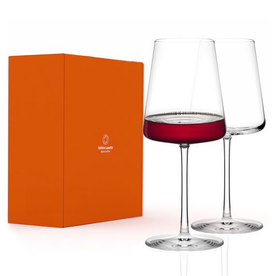 Stölzle Lausitz Power Rotweinkelch 2-Set aus hochwertigem Glas in der Farbe klar mit einem Volumen von 0,52 L, 1590001