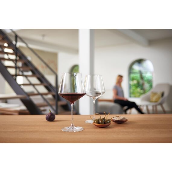 LEONARDO HOME Burgundergläser PUCCINI (6er Set) • Kratzfeste Rotweingläser (730 ml) • Spülmaschinenfest & Langlebig • Zeitlose Gläser für Rotwein • Modernes Design • Burgunder-Glas Puccini • 069555