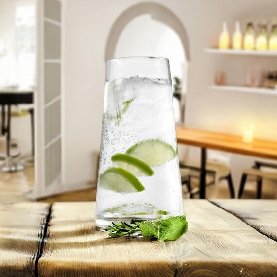 Stölzle Lausitz Longdrinkgläser Power 6er-Set 460ml – Elegante Highball Cocktail Gläser für Drinks, Wasser & Säfte – Hochwertige Longdrinkbecher aus Kristallglas – Spülmaschinen- & Stoßfest