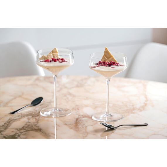 LEONARDO HOME PUCCINI Champagnerschale • 6 Stück • Cocktailglas • Champagnerglas • Klassische Form • Elegantes Design • Ideal für Aperitif und Dessert • Spülmaschinengeeignet • 350 ml • 069593