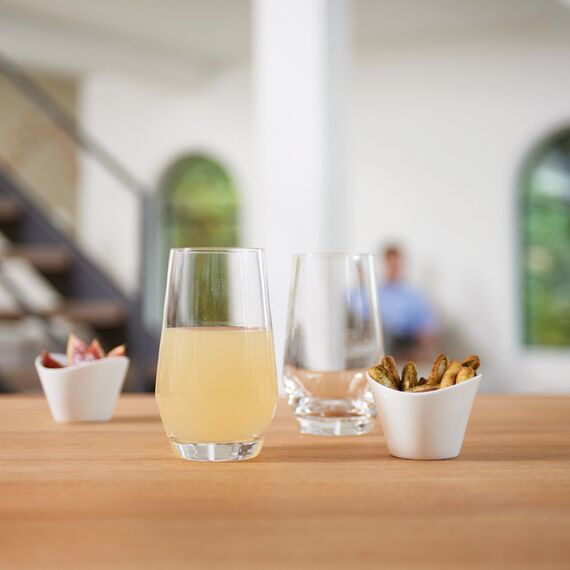 LEONARDO HOME Trinkgläser PUCCINI (6er Set) • Zeitlose Wassergläser (365 ml) • Spülmaschinenfest & Langlebig • Kratzfeste Gläser für Zuhause, Restaurants & Partys • Saft-Glas Puccini • 069558