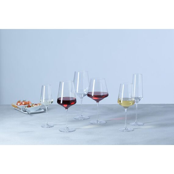 LEONARDO HOME Weißweingläser PUCCINI (6er Set) • Kratzfeste Weingläser (560 ml) • Spülmaschinenfest & Langlebig • Zeitlose Gläser für Weißwein • Modernes Design • Weißwein-Glas Puccini • 069553